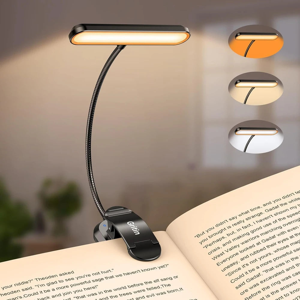 Gritin Rechargeable Clip-On Reading Light