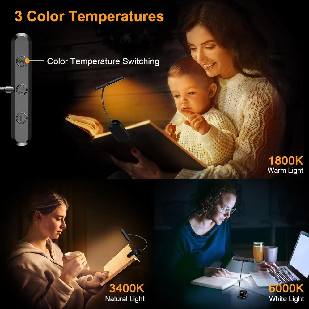 Gritin Rechargeable Clip-On Reading Light