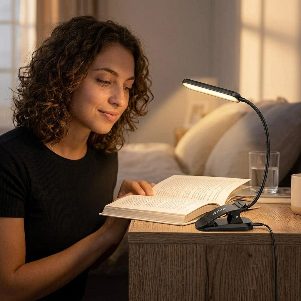 Gritin Rechargeable Clip-On Reading Light